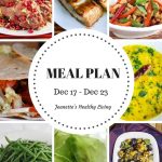 Weekly Meal Plan Dec 17 - Dec 23