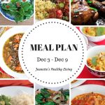 Weekly Meal Plan Dec 3 - Dec 9 -breakfast, lunch and dinner recipes and ideas to help get healthy meals on your family