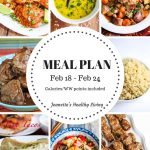 Weekly Meal Plan Feb 18