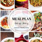 Weekly Healthy Meal Plan Sept 24 - Sept 30 - Weekly Healthy Meal Plan Oct 29 - Nov 4 - breakfast, lunch and dinner recipes and ideas to help get healthy meals on your family