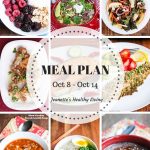 Weekly Healthy Meal Plan Sept 24 - Sept 30 - Weekly Healthy Meal Plan Oct 8 - Oct 14 - breakfast, lunch and dinner recipes and ideas to help get healthy meals on your family
